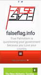 Mobile Screenshot of falseflag.info